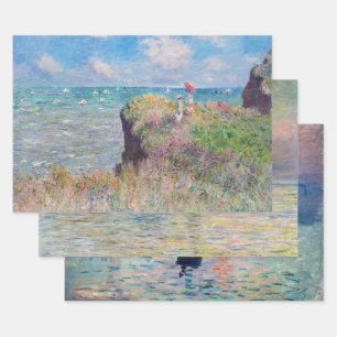 Feuille De Papier Cadeau Claude Monet - Sélection des chefs-d'oeuvre du pay