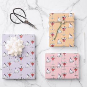 Feuille De Papier Cadeau Cocktail Ghost et Déplaisant