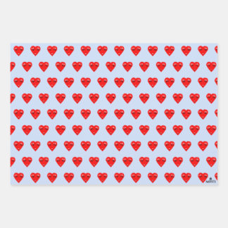 Feuille De Papier Cadeau Coeur d'amour