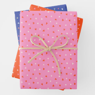 Feuille De Papier Cadeau Coeurs mignons Valentines