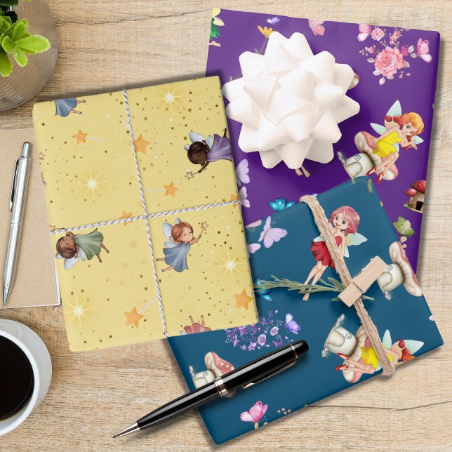 Feuille De Papier Cadeau Collection à thème Imaginaire (Créateur téléchargé)
