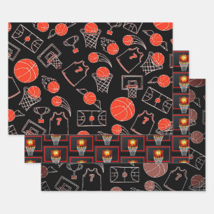 Feuille De Papier Cadeau Collection de basket-ball Slam Dunk