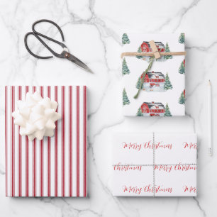 Feuille De Papier Cadeau Collection de Noël de la ferme ultime cadeau