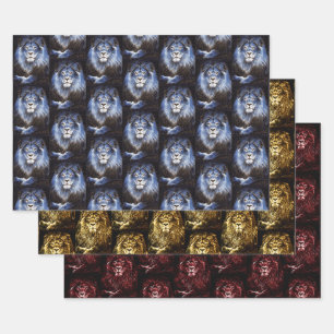 Feuille De Papier Cadeau Collection majestic Lions Wildcat