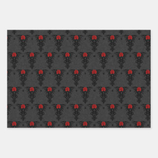 Feuille De Papier Cadeau Collection Romance gothique