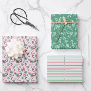 Feuille De Papier Cadeau Combinaison de fête douce