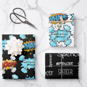 Feuille De Papier Cadeau Comédie personnalisée