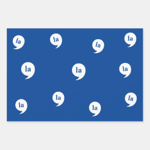Feuille De Papier Cadeau comma-la / Kamala Harris pour le président 2024