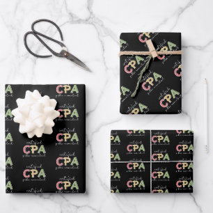 Feuille De Papier Cadeau Comptable public certifié CPA