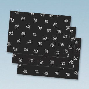 Feuille De Papier Cadeau Conception agencée de manière aléatoire, logo ou i