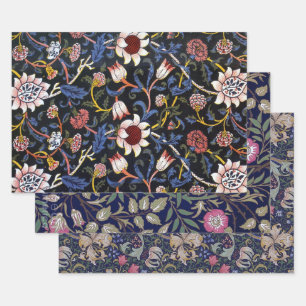 Feuille De Papier Cadeau Conception florale de William Morris