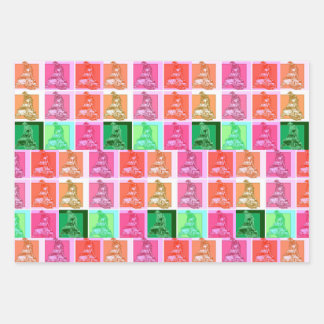 Feuille De Papier Cadeau Cool Pop Art Snowmobile