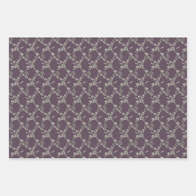 Feuille De Papier Cadeau Corne (Devant 3)