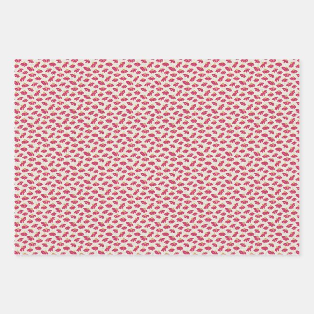 Feuille De Papier Cadeau Cosmic Bloom Set 2 (Devant)