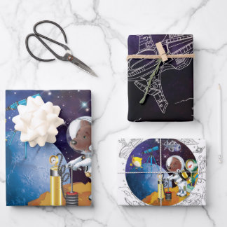 Feuille De Papier Cadeau cosmos