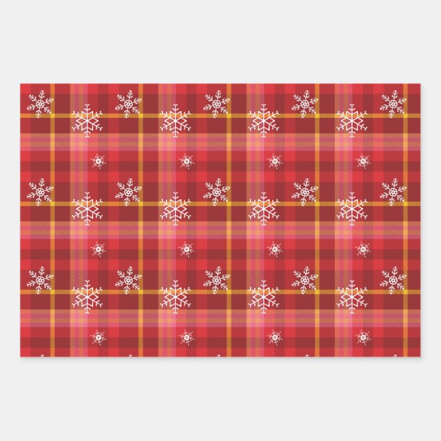 Feuille De Papier Cadeau Couette de Noël (Devant)