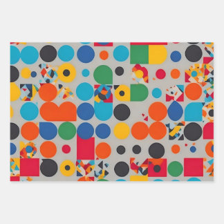 Feuille De Papier Cadeau Couleur arrondie