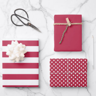 Feuille De Papier Cadeau Couleur de l'année 2023   Viva Magenta