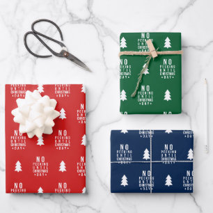 Feuille De Papier Cadeau Couleur modifiable Pas de Pékin jusqu'à Noël