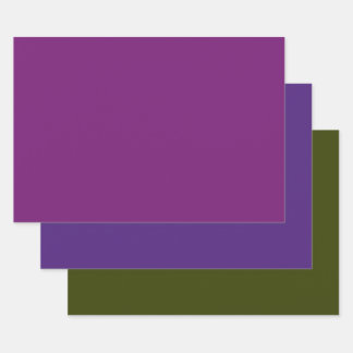 Feuille De Papier Cadeau couleur solide