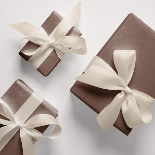 Feuille De Papier Cadeau Couleur solide Brown de choix 9C7F74