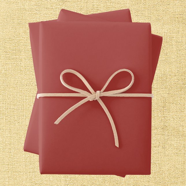 Feuille De Papier Cadeau Couleur solide Brown douce (Créateur téléchargé)