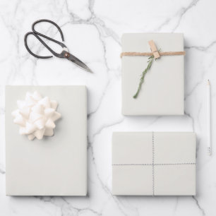 Feuille De Papier Cadeau Couleur solide de la colombe blanche