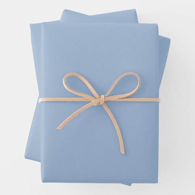 Feuille De Papier Cadeau Couleur solide en céramique (En situation)