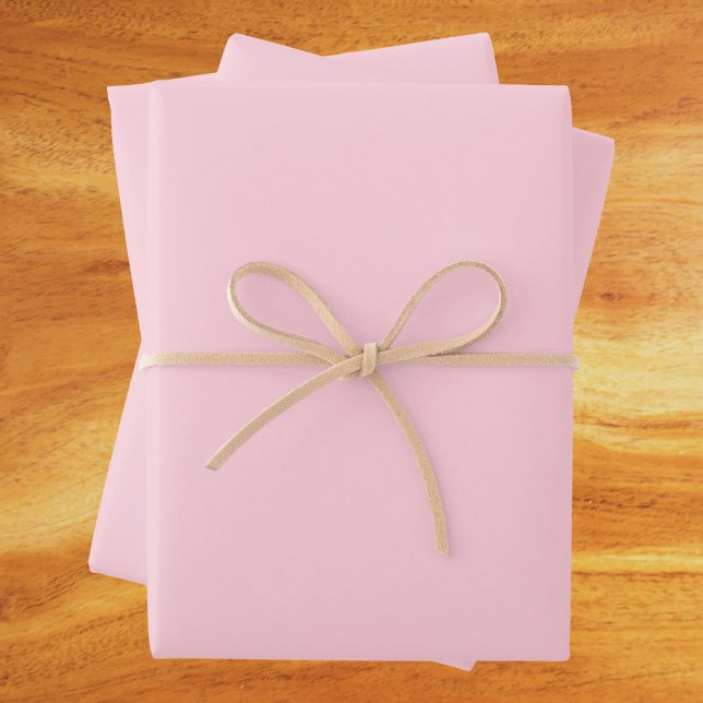 Feuille De Papier Cadeau Couleur solide rose millénaire (Créateur téléchargé)