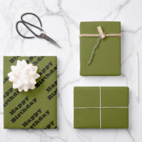 Couleur solide vert olive