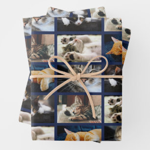Feuille De Papier Cadeau Créez votre propre collier photo de la frontière b