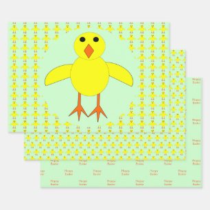 Feuille De Papier Cadeau Cuisine de Pâques personnalisée