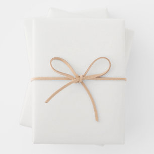 Feuille De Papier Cadeau CUSTOM blanc classique