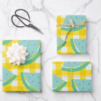 Cute Cottagecore Vintage Watermelon Jaune Plaid