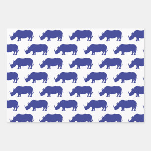 Feuille De Papier Cadeau Cute Rhinoceros