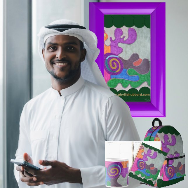 Feuille De Papier Cadeau Cycle (Get the full "Cycle" collection at: https://bit.ly/SmartArtZazzle. )