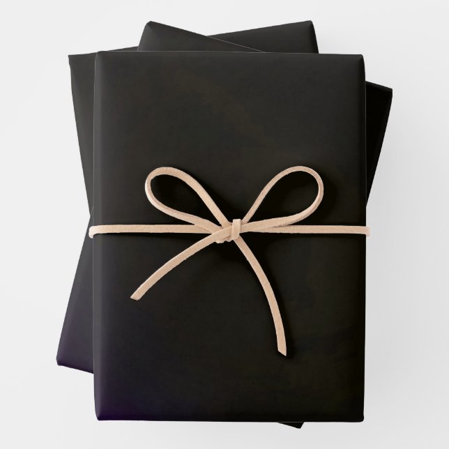 Feuille De Papier Cadeau Dark Bokeh Smoke Frame 1 (En situation)