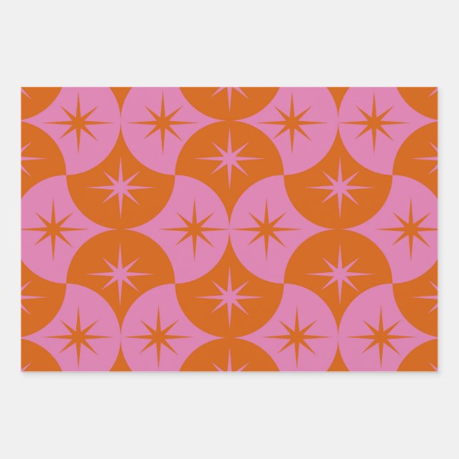 Feuille De Papier Cadeau Déclenchements atomiques sur les formes de pétoncl (Devant)