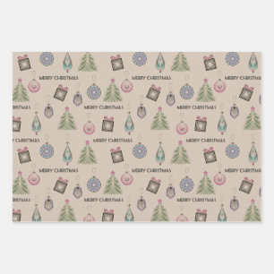 Feuille De Papier Cadeau Décor Art déco moderne décoration artisanale vinta