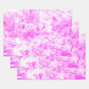 Feuille De Papier Cadeau Découpage blanc vintage d'antiquité texturé violet