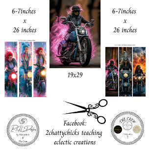 Feuille De Papier Cadeau Découpage de moto flamme rose néon