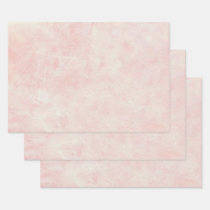 Feuille De Papier Cadeau Découpage vintage d'antiquité texturée en rose pâl