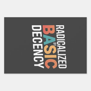 Feuille De Papier Cadeau Démocratie Sociale Radicalisée Par Une Décence Fon