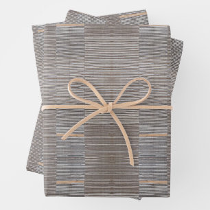 Feuille De Papier Cadeau Design d'apparence biologique Enveloppement cadeau