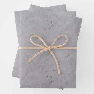 Feuille De Papier Cadeau Design en marbre blanc - Unique blanc blanc