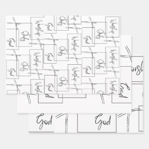 Feuille De Papier Cadeau Dieu seul