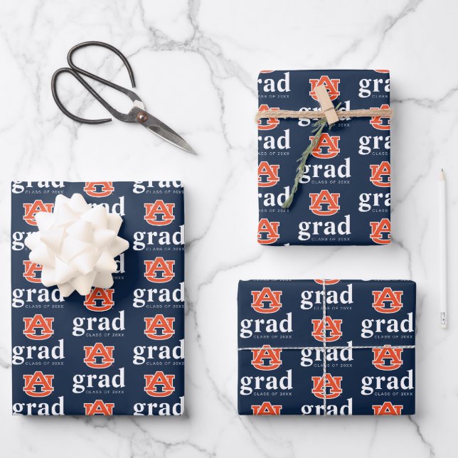 Feuille De Papier Cadeau Diplôme de l'Université d'Auburn - Auburn Tigers (Recto)