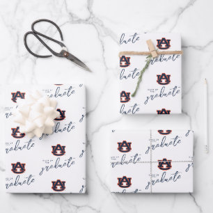 Feuille De Papier Cadeau Diplôme de l'Université d'Auburn   Auburn Tigers