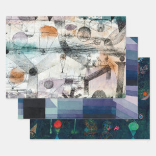 Feuille De Papier Cadeau Domaine d'Air Paul Klee Expressionniste Abstrait