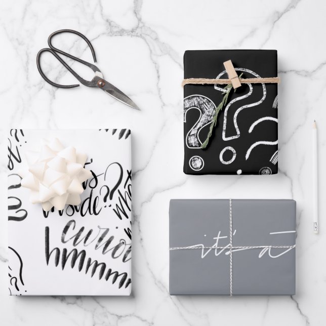 Feuille De Papier Cadeau Don mystérieux (Recto)